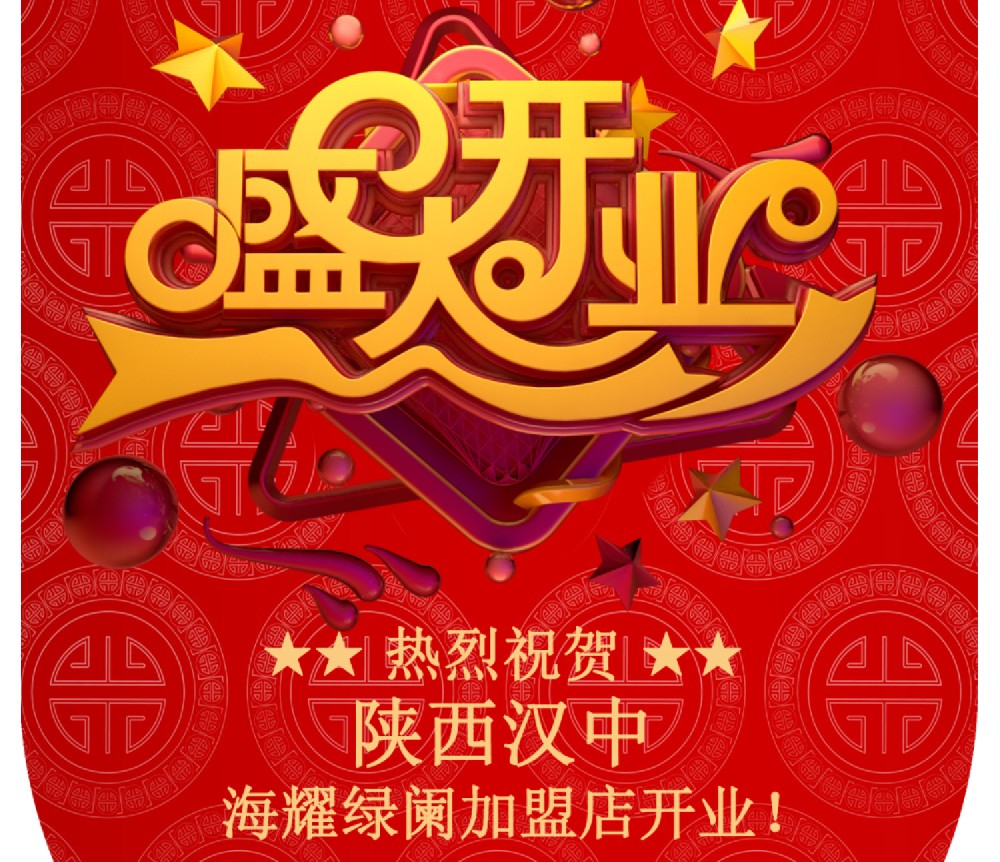漆彩焕新章丨热烈祝海耀绿阑陕西汉中店开业大吉！
