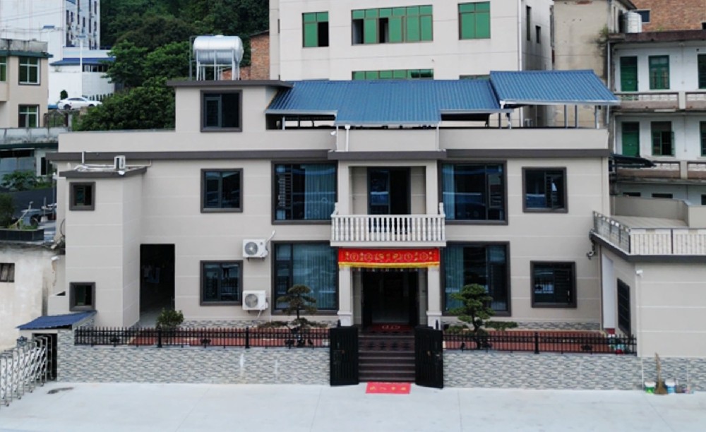 漳州市高端别墅外墙仿石漆案例